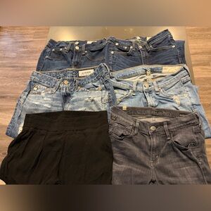 Rag & Bone, Citizens Of Humanity,AG women’s bottoms size XS lot of 6